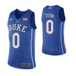 Men 0 Jayson Tatum Blue Elite Duke Blue Devils Basketball Jersey