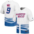 Javier Báez 9 Puerto Rico Baseball 2023 World Baseball Classic Jersey - White