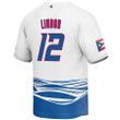 Francisco Lindor 12 Puerto Rico Baseball 2023 World Baseball Classic Jersey - White