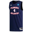 Bryan Greenlee 4 FAU Owls 2023 March Madness Basketball Men Jersey- Navy