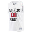 Custom 00 San Diego State Aztecs 2023 Basketball Jersey- Men White