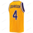 Flau'jae Johnson 4 LSU Tigers 2023 Basketball Jersey Retro- Gold