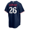 Max Kepler 26 Minnesota Twins Team Logo Alternate Men Jersey - Navy