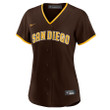Fernando Tatís Jr. 23 San Diego Padres Road Women Jersey - Brown