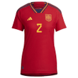 Ona Batlle 2 Signed Spain Women's National Team Road To Champions 2023-24 World Cup Home Women Jersey - Red