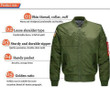 Custom Text And Number Fiji Rb Polynesia Unisex Bomber Jacket - White