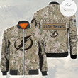 Tampa Bay Lightning Bomber Jacket 3D Printed - Camouflage