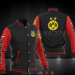 Borussia Dortmund Black Red - AOP Varsity Jacket - All-Over-Printed Jacket
