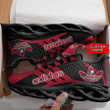 Tampa Bay Buccaneers Red Black Custom Name 3D Max Soul Sneaker Shoes