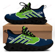 Seattle Seahawks Navy Green 3D Max Soul Sneaker Shoes