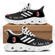 AC Milan Black White Line 3D Max Soul Sneaker Shoes