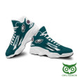Philadelphia Eagles White Air Jordan 13 Shoes Printing Sneakers