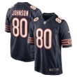 Collin Johnson 80 Chicago Bears Men Game Jersey - Navy