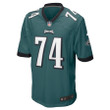 Fred Johnson 74 Philadelphia Eagles Men Team Game Jersey - Midnight Green