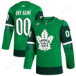 Toronto Maple Leafs St. Patrick's Day Custom Men Jersey - Kelly Green