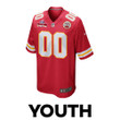 Kansas City Chiefs Super Bowl LVIII Champions 4 Stars Patch Game Custom YOUTH Jersey - Red