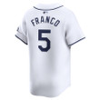 Wander Franco 5 Tampa Bay Rays Home Limited Player Men Jersey - White