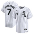 Tim Anderson 7 Chicago White Sox Home Limited Player Men Jersey - White