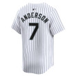 Tim Anderson 7 Chicago White Sox Home Limited Player Men Jersey - White