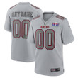 San Francisco 49ers Super Bowl LVIII Atmosphere Fashion Game Custom Men Jersey - Gray
