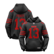 Brock Purdy 13 San Francisco 49ers All Over Printed Pullover Hoodie - Black