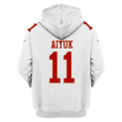 Brandon Aiyuk 11 San Francisco 49ers Super Bowl LVIII All Over Printed Pullover Hoodie - White