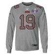Deebo Samuel 19 San Francisco 49ers Super Bowl LVIII 3D Long Sleeve - Gray