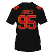 Chris Jones 95 Kansas City Chiefs Super Bowl LVIII All Over Print T-shirt - Black