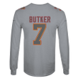 Harrison Butker 7 Kansas City Chiefs Super Bowl LVIII 3D Long Sleeve - Gray