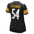 Kwon Alexander 54 Pittsburgh Steelers Women Game Jersey - Black