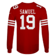 Deebo Samuel 19 San Francisco 49ers Super Bowl LVIII 3D Long Sleeve - Scarlet