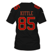 George Kittle 85 San Francisco 49ers Super Bowl LVIII Limited All Over Print T-shirt - Black