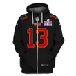 Brock Purdy 13 San Francisco 49ers Super Bowl LVIII Limited 3D Printed Zip Hoodie - Black
