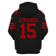 Jauan Jennings 15 San Francisco 49ers Super Bowl LVIII All Over Printed Pullover Hoodie - Black