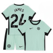 Reece James 24 Chelsea 2023-24 Third Stadium YOUTH Kit Jersey - Mint