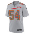 Leo Chenal 54 Kansas City Chiefs Super Bowl LVIII Champions 4 Stars Patch Atmosphere Fashion Game Men Jersey - Gray