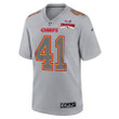 James Winchester 41 Kansas City Chiefs Super Bowl LVIII Champions 4 Stars Patch Atmosphere Fashion Game Men Jersey - Gray