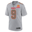 Blaine Gabbert 9 Kansas City Chiefs Super Bowl LVIII Champions 4X Atmosphere Fashion Game Men Jersey - Gray