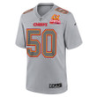 Willie Gay 50 Kansas City Chiefs Super Bowl LVIII Champions 4X Atmosphere Fashion Game Men Jersey - Gray