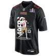 Brock Purdy 13 San Francisco 49ers Throwing Ball Signed Fashion Game Men Jersey - Carbon Black