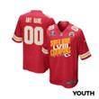 Kansas City Chiefs Super Bowl LVIII Champions Iconic Victory Game YOUTH Jersey - Scarlet