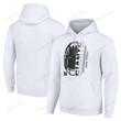 New York Giants Half Helmet Logo Pullover Hoodie - White