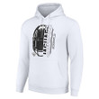 Jacksonville Jaguars Half Helmet Logo Pullover Hoodie - White