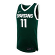 AJ Hoggard 11 Michigan State Spartans Basketball Jersey - Green