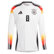 Toni Kroos 8 Germany National Team 2024 Home Long Sleeve Men Jersey - White