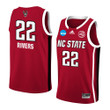 Saniya Rivers 22 NC State Wolfpack 2024 Women's Basketball Jersey - Red, Unisex Jersey