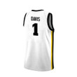 Molly Davis 1 Iowa Hawkeyes 2024 Women's Basketball Jersey - White, Unisex Jersey