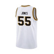 Lance Jones 55 Purdue Boilermakers 2024 Men's Basketball Jersey - White, Unisex Jersey