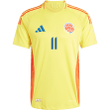 Juan Cuadrado 11 Colombia National Team 2024 Home Men Jersey - Yellow