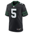 Garrett Wilson 5 New York Jets Alternate Game Men Jersey - Legacy Black